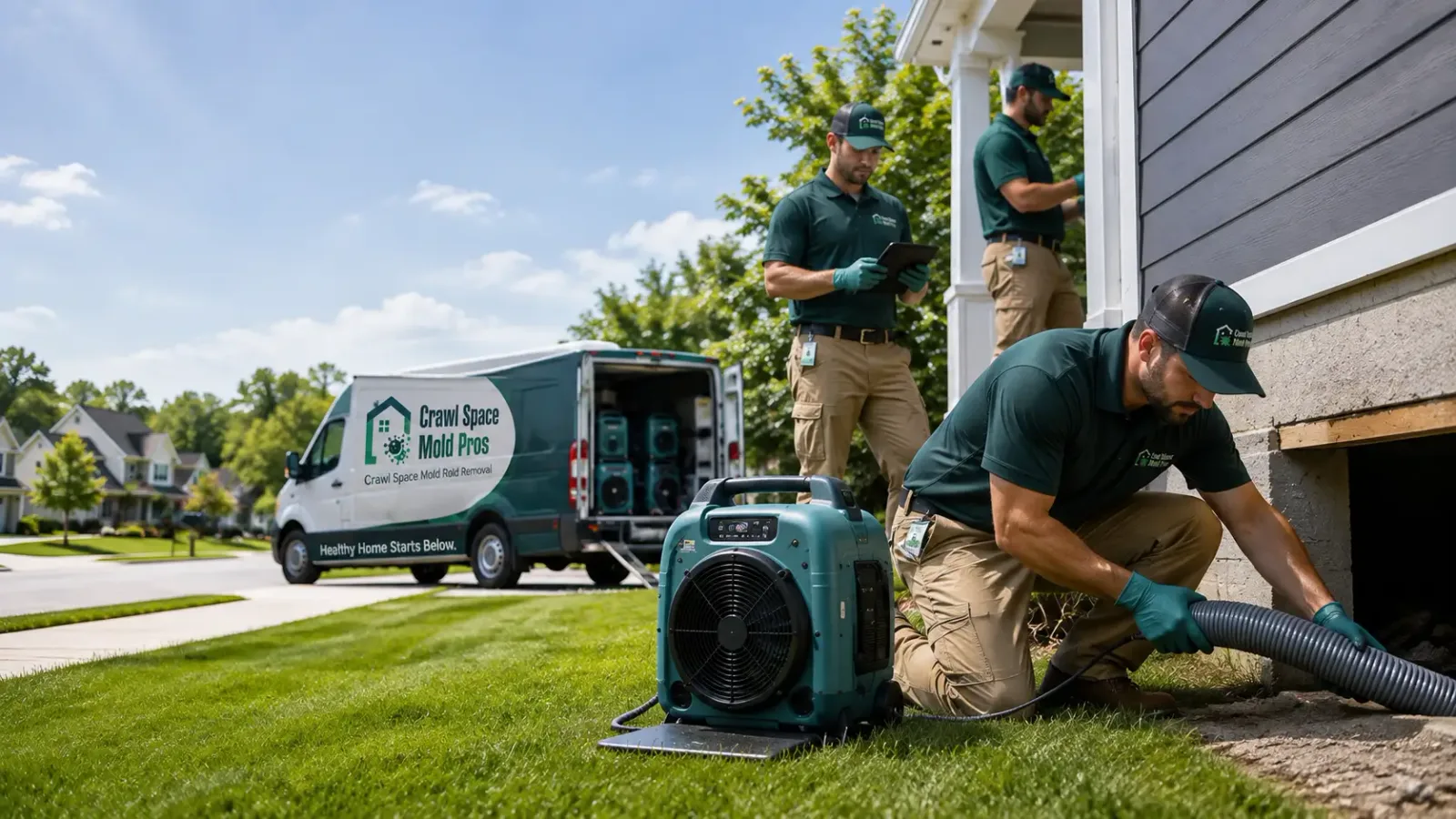 Crawl Space Mold Removal in Oakland, IA